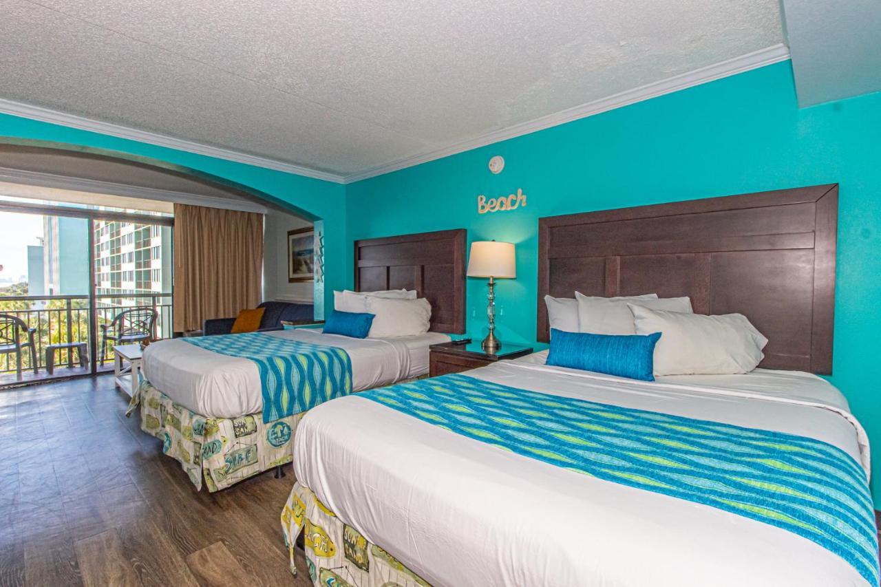 Oversized Ocean View Queen Suite With Beautiful Fireplace And Accents - Sleeps 4 Guests! Миртъл Бийч Екстериор снимка