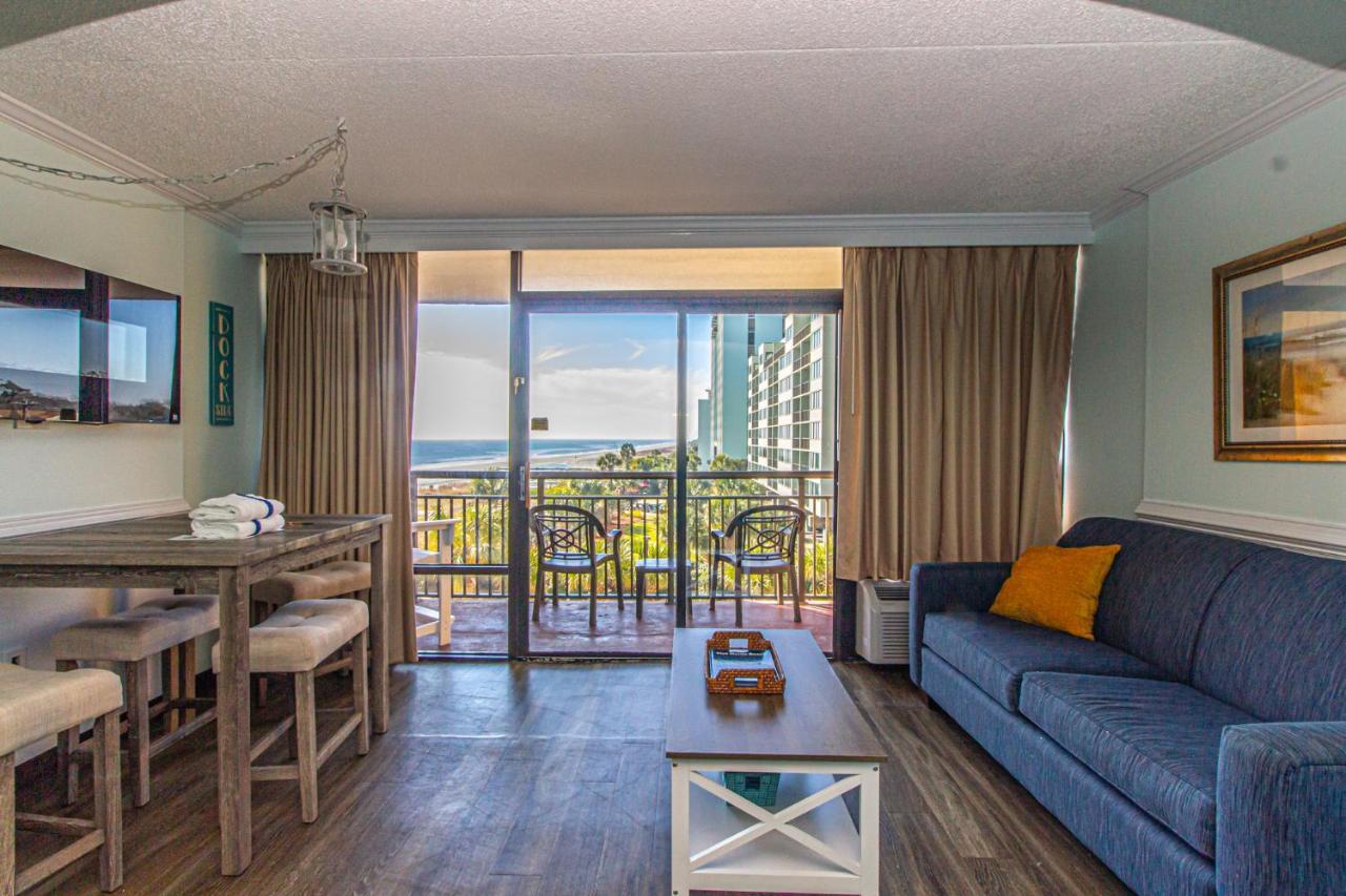 Oversized Ocean View Queen Suite With Beautiful Fireplace And Accents - Sleeps 4 Guests! Миртъл Бийч Екстериор снимка